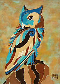 In Retrospect - Owl Painting