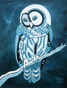 Snowy Owl Midnight