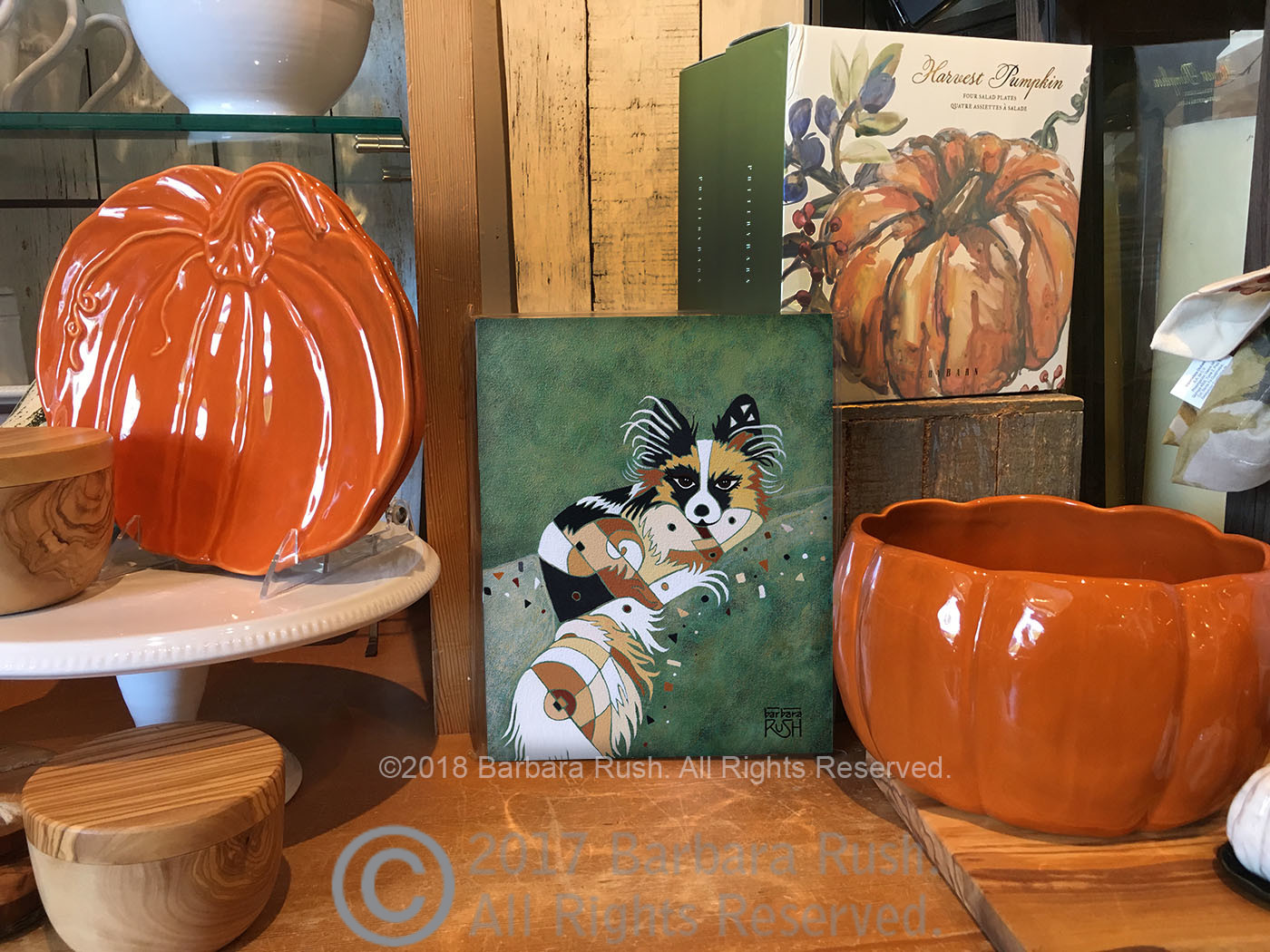 Winking Papillon Butterfly Dog Art Print by A.Lah Photo